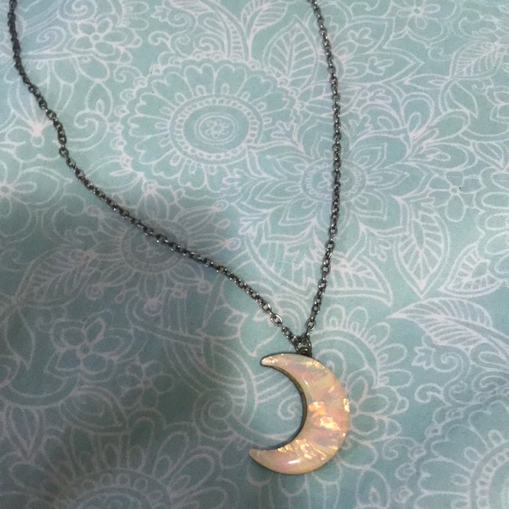 Crescent moon necklace